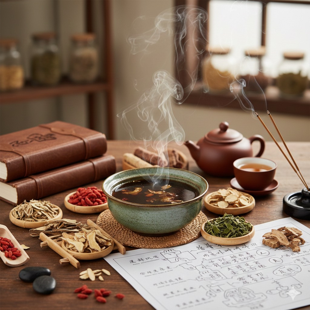 中醫整合治療示意圖